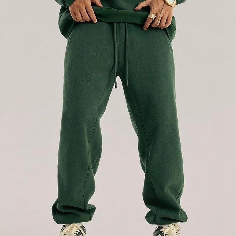 600GSM Baggy Fleece Sweatpants – Unisex Retro Streetwear