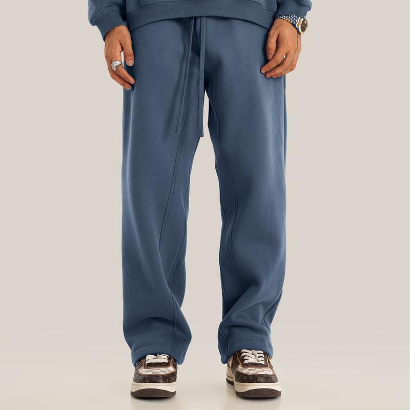 600GSM Baggy Fleece Sweatpants – Unisex Retro Streetwear